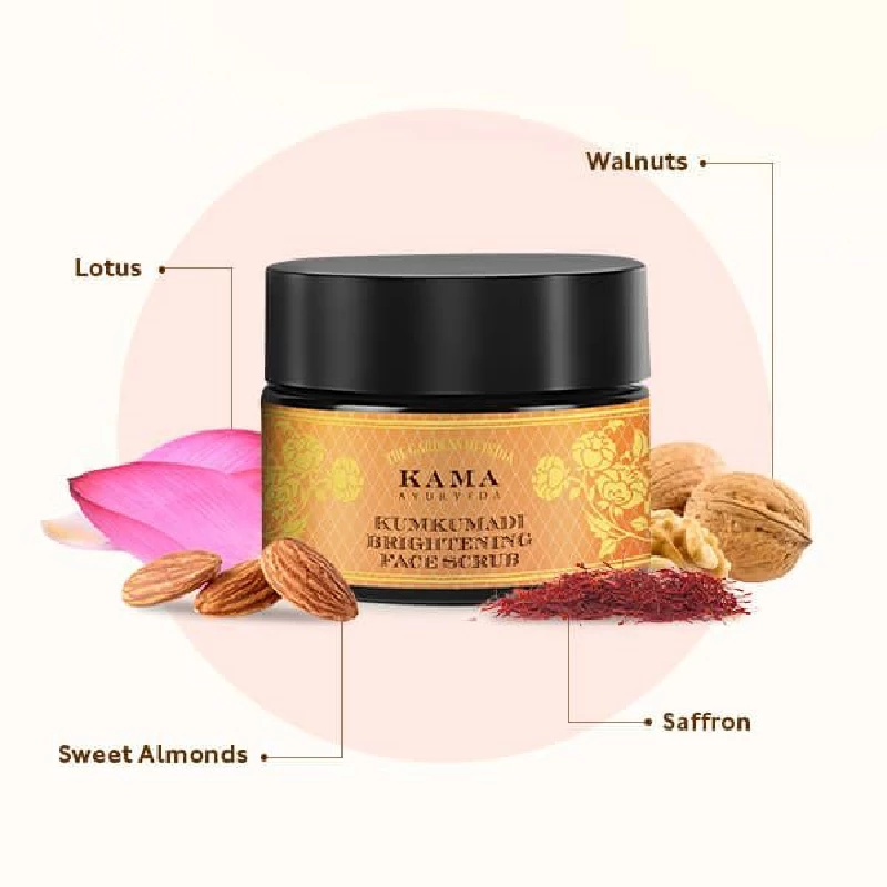 Kumkumadi Brightening Face Scrub, 8 g-5.webp
